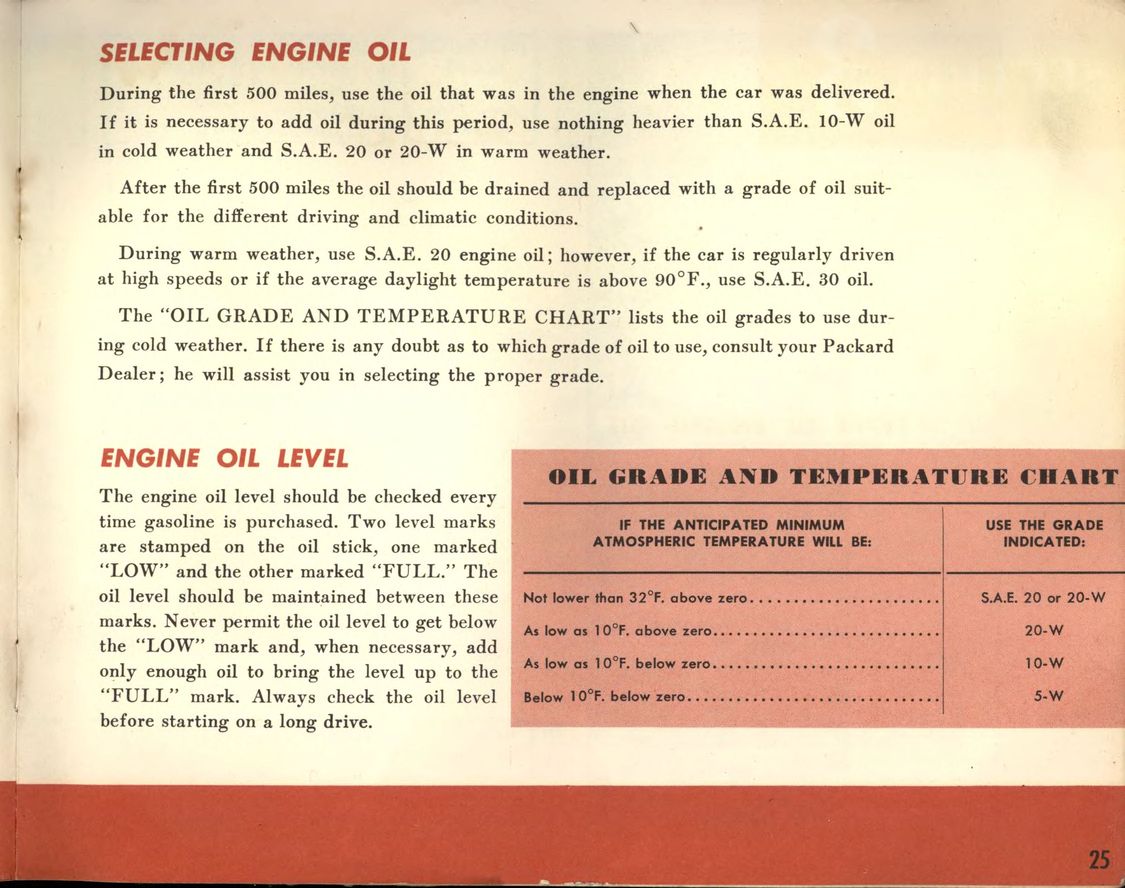 1955 Packard Owners Manual Page 24